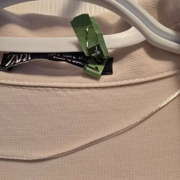 Zara belted crepe midi dress - Picture 5 of 6